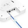 AP-N716, Wi-Fi 7 802.11be 9300 Mbps Indoor Access Point, Seamless Roaming & 2 × 2 MU-MIMO Three Radios, PicOS®, Manageable via AmpCon-Campus (Without PoE Injector)