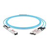 10m (33ft) NVIDIA/Mellanox MFA7U10-H010-FLT Compatible 400G OSFP Flat Top to 2 x 200G QSFP56 InfiniBand HDR Active Optical Breakout Cable for Quantum Switches and ConnectX-7 HCA