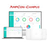 AP-N716, Wi-Fi 7 802.11be 9300 Mbps Indoor Access Point, Seamless Roaming & 2 × 2 MU-MIMO Three Radios, PicOS®, Manageable via AmpCon-Campus (Without PoE Injector)