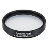 T-DG20-1500-H2-MD - Ø2" SM2-Mounted Frosted Glass Alignment Disk w/Ø2 mm Hole