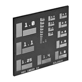 T-R2L2S1N - Negative NBS 1963A Resolution Target, 2" x 2", 1 to 18 cycles/mm