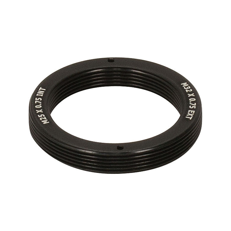 T-M32A1 - Adapter with External M32 x 0.75 Threads and Internal M25 x 0.75 Threads