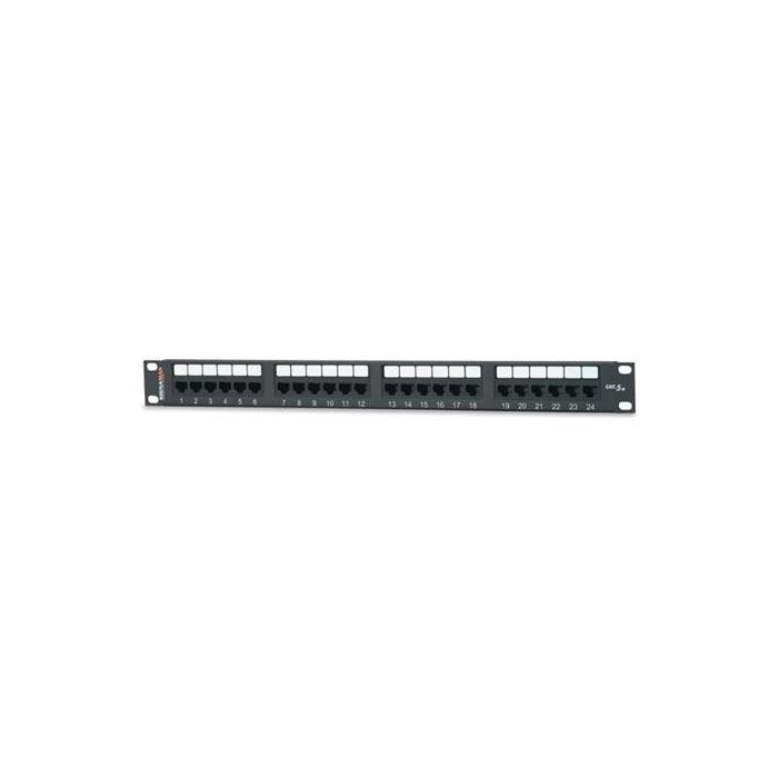 Signamax 24-Port Cat5e 1U High Density Patch Panel