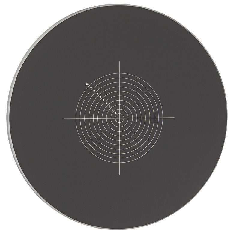 T-R1DS2N - Negative Concentric Circle Reticle, Ø1", UVFS