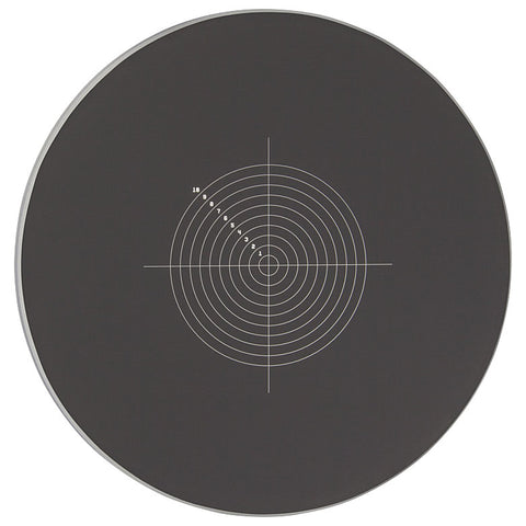 T-R1DS2N - Negative Concentric Circle Reticle, Ø1", UVFS