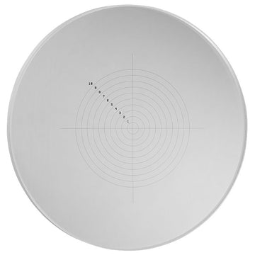 T-R21DS7P - Positive Concentric Circle Reticle, Ø21.0 mm, UVFS