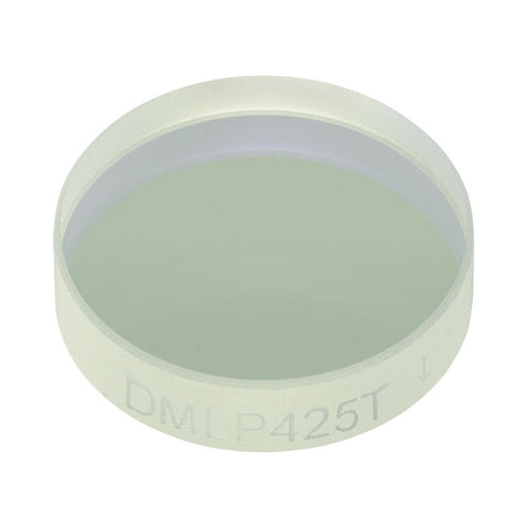 T-DMLP425T - Ø1/2" Longpass Dichroic Mirror, 425 nm Cut-On