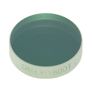 T-DMLP1800T - Ø1/2" Longpass Dichroic Mirror, 1800 nm Cut-On