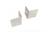 Flush Mount Rack Adapter Brackets 2RU 23" Off White (Pair)