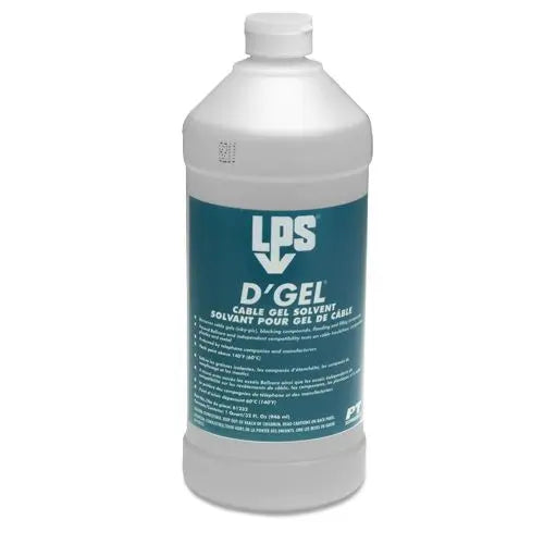 LPS 61232 D'Gel Cable Solvent, 32 Ounces