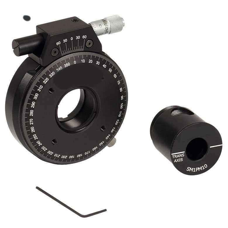 T-PRM1GL10/M - Ø1" High-Precision Rotation Mount with Polarizing Prism Mount, Metric