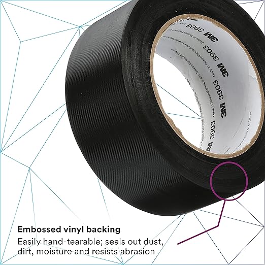 3M Duct Tape Color Black - 2"x50yds