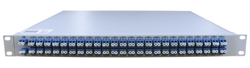 RB2-DWDM-AAWG-15 - DWDM AAWG passive mux/demux filter 48 duplex channels, 100GHz spacing, ch15(1565.50nm) to ch62(1527.99nm), rack 19"