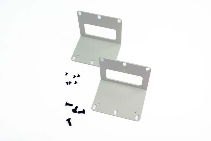 Rack Mounting Brackets 4RU 23" Off White (Pair)