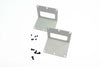 Rack Mounting Brackets 4RU 23" Off White (Pair)