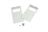 Rack Mounting Brackets 4RU 23" Off White (Pair)