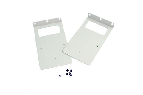 Rack Mounting Brackets 4RU 23" Off White (Pair)