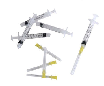 Empty Syringe 5ml with 0.9mm Needle (pack of 25)