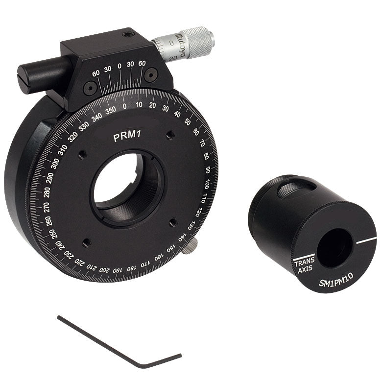 T-PRM1GL10 - Ø1" High-Precision Rotation Mount with Polarizing Prism Mount