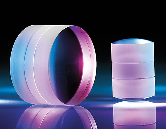 E-30-120 15mm Dia x 25.4mm EFL Hastings Triplet Achromatic Lens