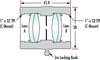 E-89-190 C-Mount Achromat Pair 1:1 with 75 and 75mm Focal Lengths