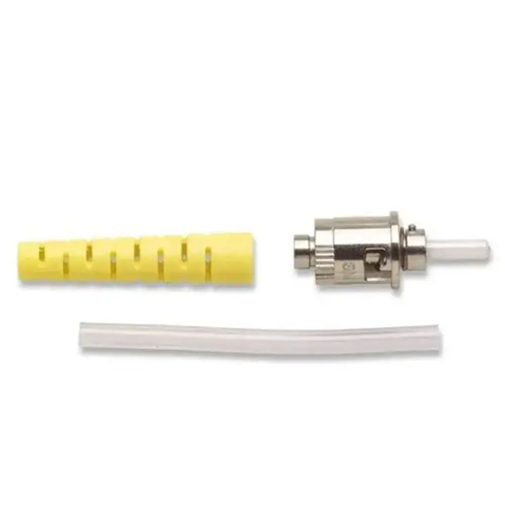 Corning 8100YS SM ST Hot Melt Connector, Yellow