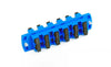 Leviton SDX Adapter Plate, Duplex SC SM 12 Fiber-Blue