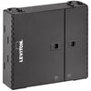 Leviton Medium SDX Wall Mount Enclosure, Holds (4) SDX Adapter Plates, Unloaded, Black