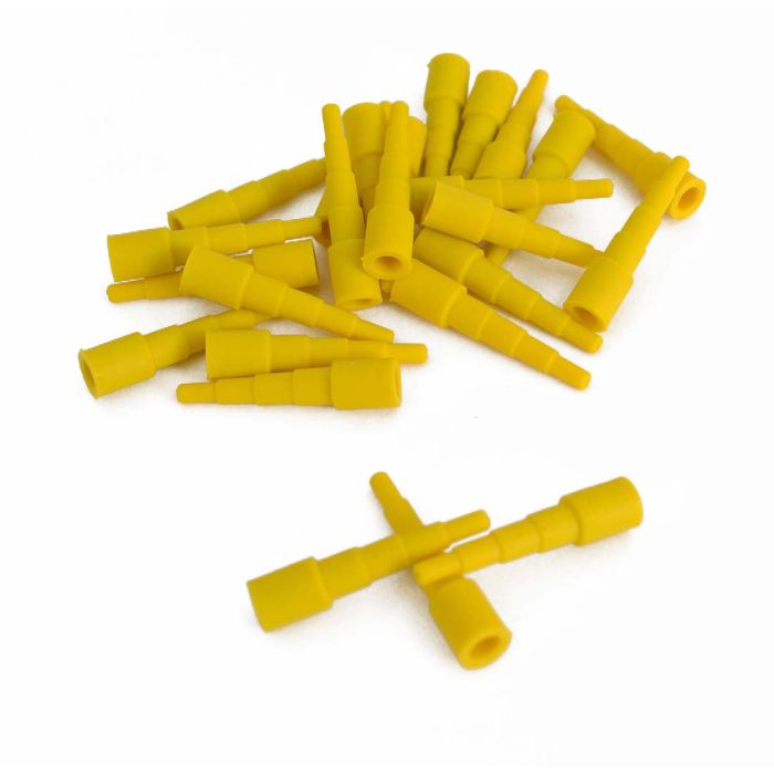 ST 900um Strain Relief Boot, Yellow (25 Pack)