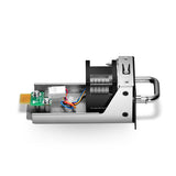 Hot-swappable Fan Module, Front-to-Back Airflow through the FS-S5850-32S2Q Switch Chassis