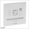 T-R1L1S1N - Negative Combined Resolution and Distortion Test Target, 18 mm Square