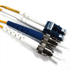Fiber Optic Patch Cable, ST/UPC to LC/UPC, 2 meter, 1.6mm, Duplex, SM | Plus Corning® SMF-28® Ultra Fiber