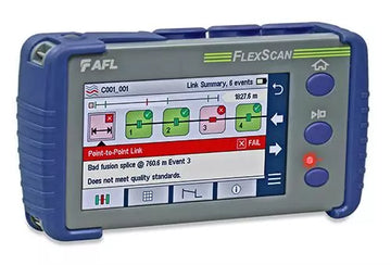 AFL FlexScan 1310/1550nm OTDR w/ Source, Power Meter, WiFi, UPC