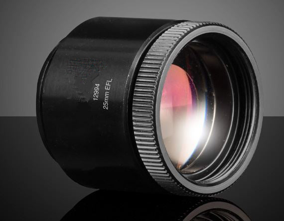 E-13-013 22mm CA, 200mm FL, Mounted MgF2 Coated Achromatic Doublet Lens