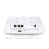 FS-AP3000C, Wi-Fi 5 802.11ac Wave 2, 3000 Mbps Wireless Access Point, 4 × 4 MU-MIMO Three Radios (Power Adapter Included)