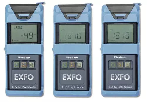 EXFO FBK-53 FiberBasix Contractor MM/SM Fiber Optic Test Kit