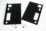 8RU 19" Flush Mount Rack Adapter-Black
