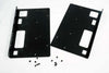 8RU 19" Flush Mount Rack Adapter-Black