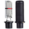 FOSC450 D6 Fiber Optic Splice Closure, Gel Cable Sealing, One Pre-installed 72-splice Tray, 6 Cable Attach., Six Ground Feedthrough Lugs, With Test Valve