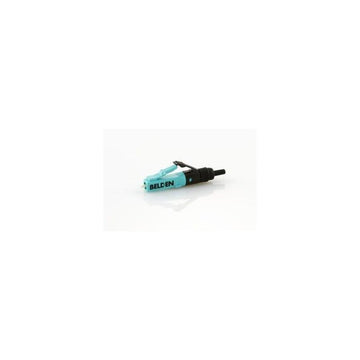 Belden FX Brilliance Universal LC OM3/OM4 Connector, Aqua (25 Pack)