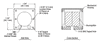 T-CCM1-BS013 - 30 mm Cage Cube-Mounted Non-Polarizing Beamsplitter, 400 - 700 nm, 8-32 Tap