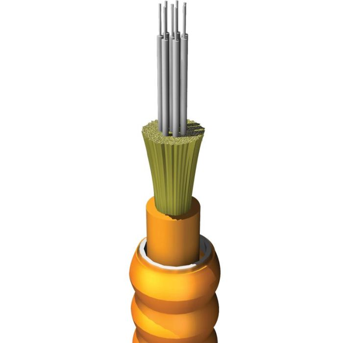 AFL 12-Fiber 62.5/125µm Multimode GIGA-Link Armored Tight Buffered Circular Premise Cable (per meter)