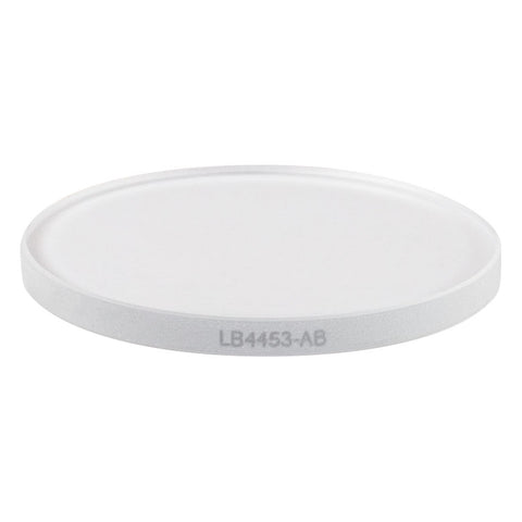 T-LB4453-AB - f = 500 mm, Ø1" UV Fused Silica Bi-Convex Lens, AR Coating: 400 - 1100 nm