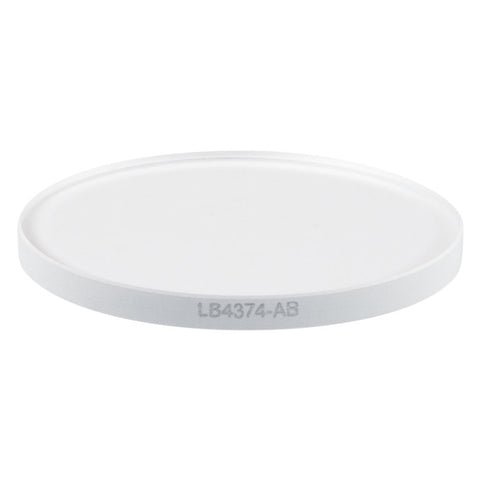 T-LB4374-AB - f = 1000 mm, Ø1" UV Fused Silica Bi-Convex Lens, AR Coating: 400 - 1100 nm