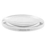 T-LB4330-AB - f = 75 mm, Ø1" UV Fused Silica Bi-Convex Lens, AR Coating: 400 - 1100 nm