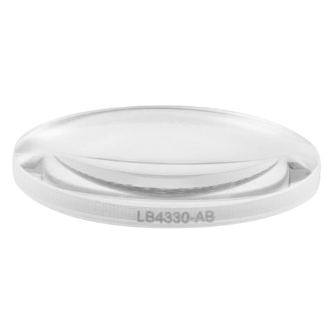 T-LB4330-AB - f = 75 mm, Ø1" UV Fused Silica Bi-Convex Lens, AR Coating: 400 - 1100 nm