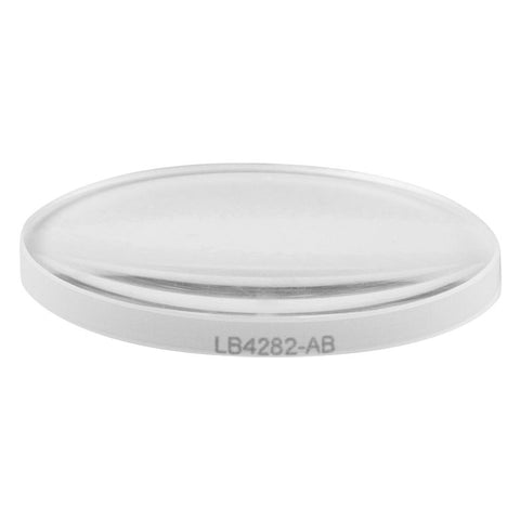 T-LB4282-AB - f = 200 mm, Ø1" UV Fused Silica Bi-Convex Lens, AR Coating: 400 - 1100 nm