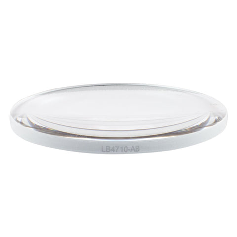 T-LB4710-AB - f = 300 mm, Ø2" UV Fused Silica Bi-Convex Lens, AR Coating: 400 - 1100 nm