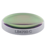T-LB4700-C - f = 40 mm, Ø1/2" UV Fused Silica Bi-Convex Lens, AR Coating: 1050 - 1700 nm