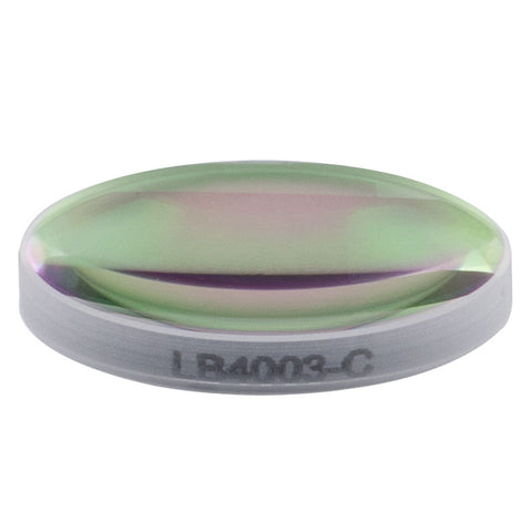 T-LB4003-C - f = 30 mm, Ø1/2" UV Fused Silica Bi-Convex Lens, AR Coating: 1050 - 1700 nm